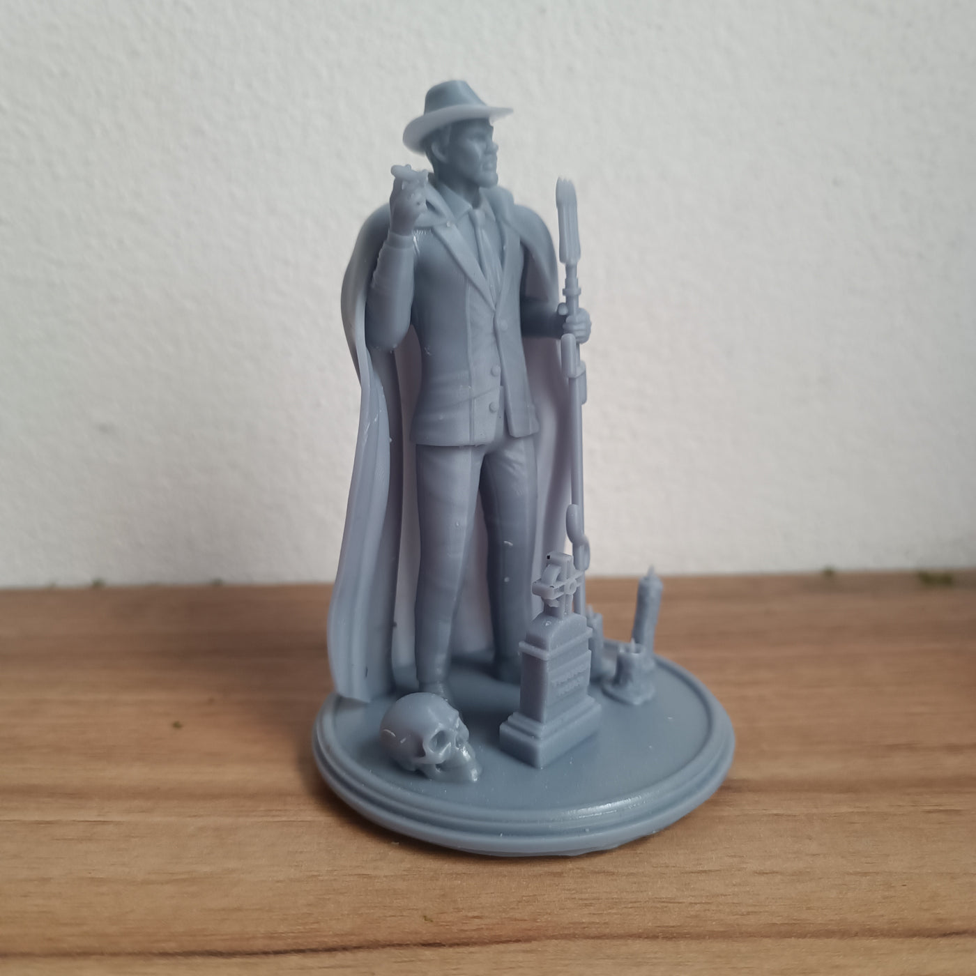 Exu Tranca Rua das Almas em miniatura impresso em 3D