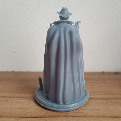 Exu Tranca Rua das Almas em miniatura impresso em 3D