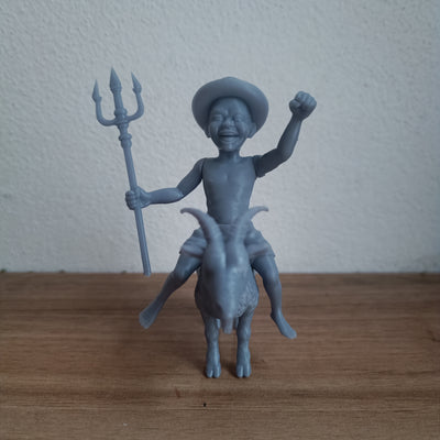 Exu Mirim em miniatura impresso em 3D
