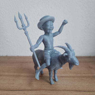 Exu Mirim em miniatura impresso em 3D