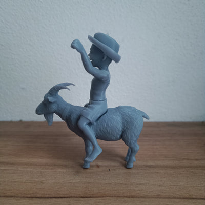 Exu Mirim em miniatura impresso em 3D
