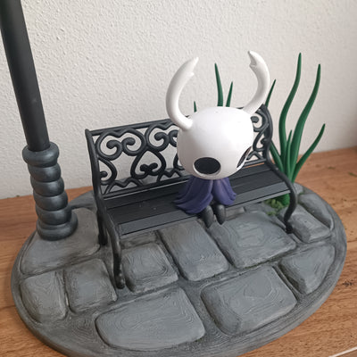 Diorama Hollow Knight em miniatura impresso em 3D