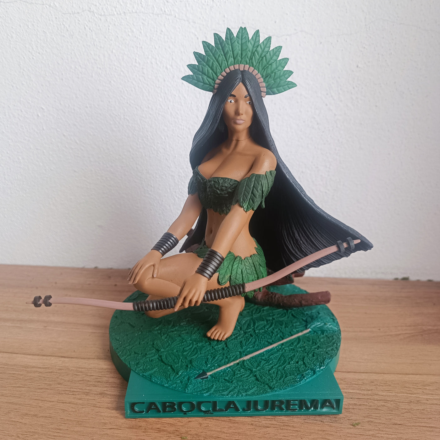 Cabocla Jurema em miniatura impressa em 3D