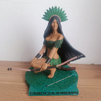 Cabocla Jurema em miniatura impressa em 3D