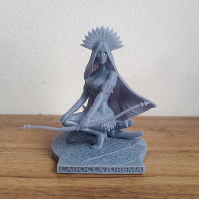 Cabocla Jurema em miniatura impressa em 3D