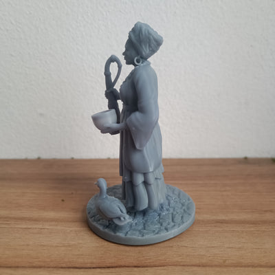 Nanã em miniatura impresso em 3D