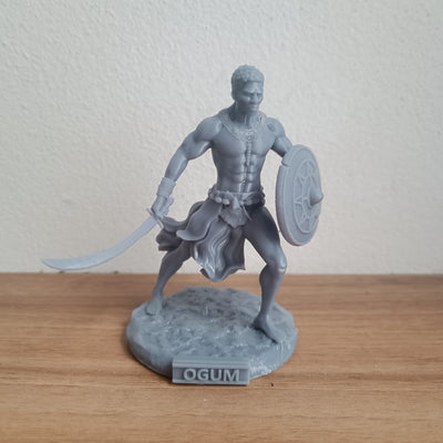 Ogum em miniatura impresso em 3D