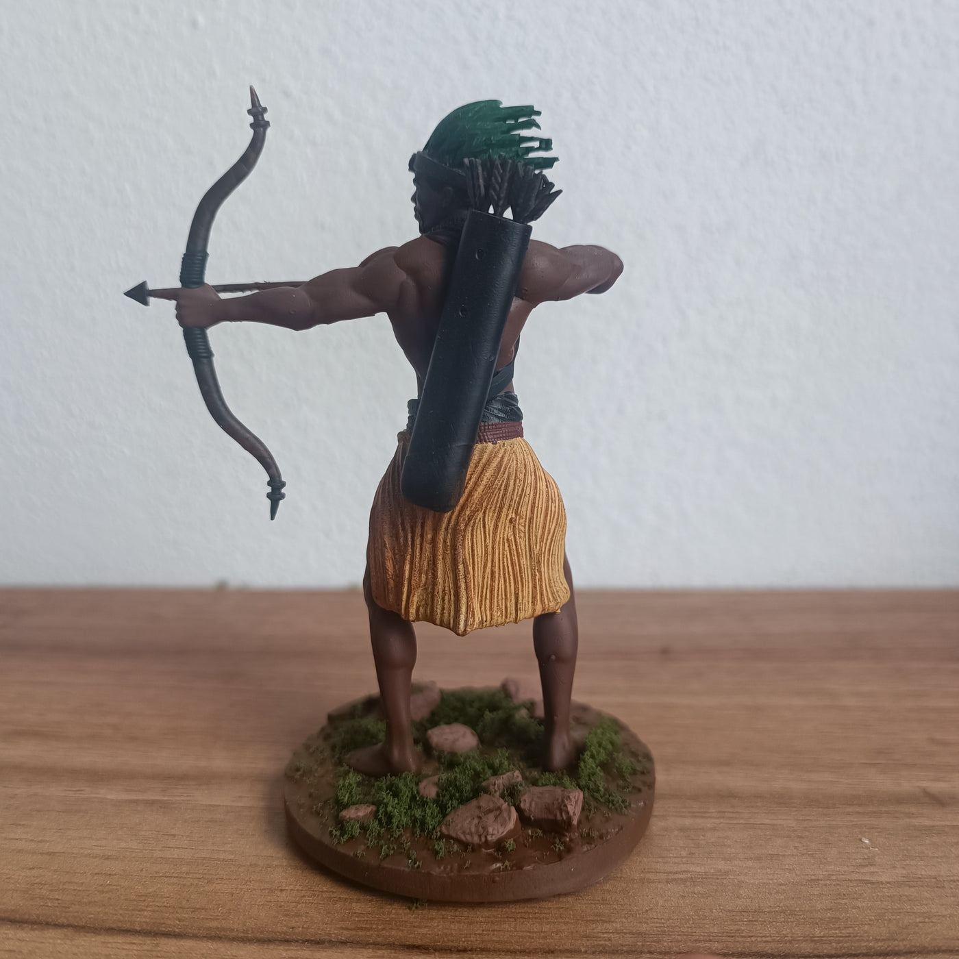 Oxóssi em miniatura impresso em 3D