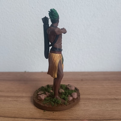 Oxóssi em miniatura impresso em 3D