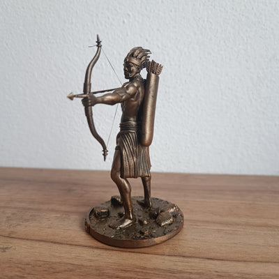 Oxóssi em miniatura impresso em 3D