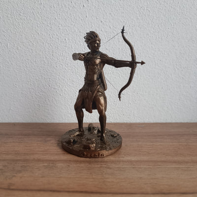 Oxóssi em miniatura impresso em 3D