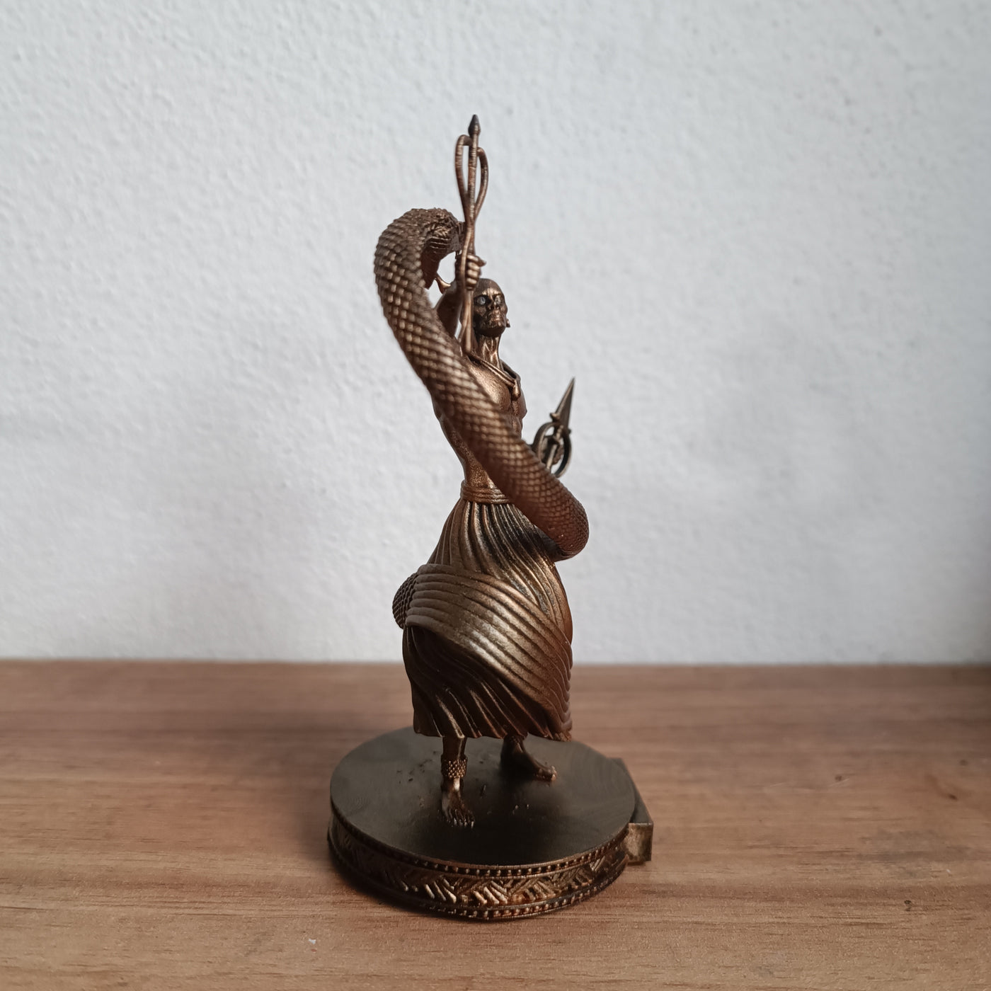 Oxumaré em miniatura impresso em 3D