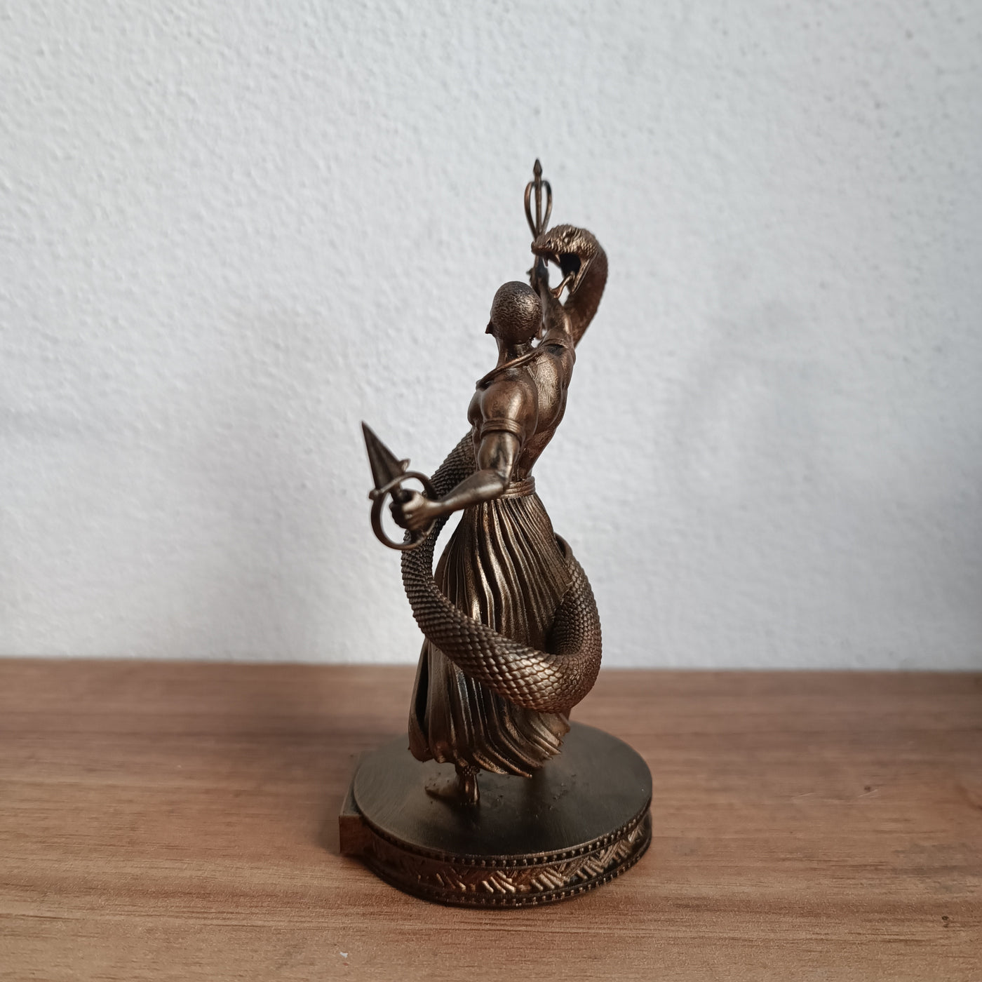 Oxumaré em miniatura impresso em 3D