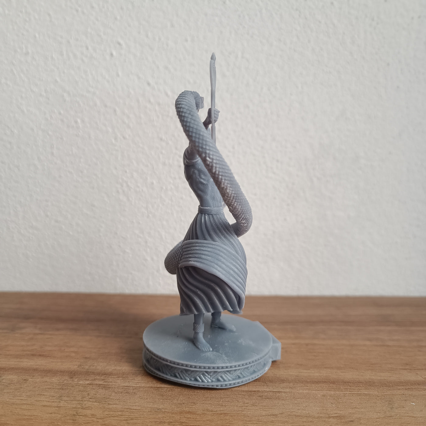 Oxumaré em miniatura impresso em 3D