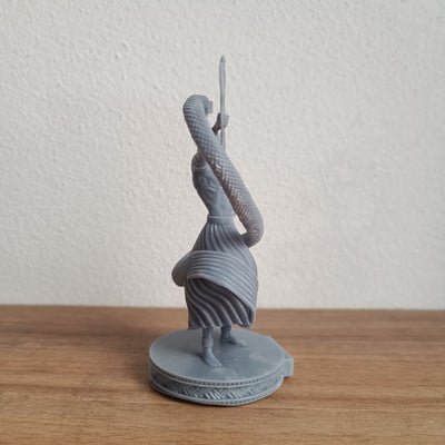 Oxumaré em miniatura impresso em 3D
