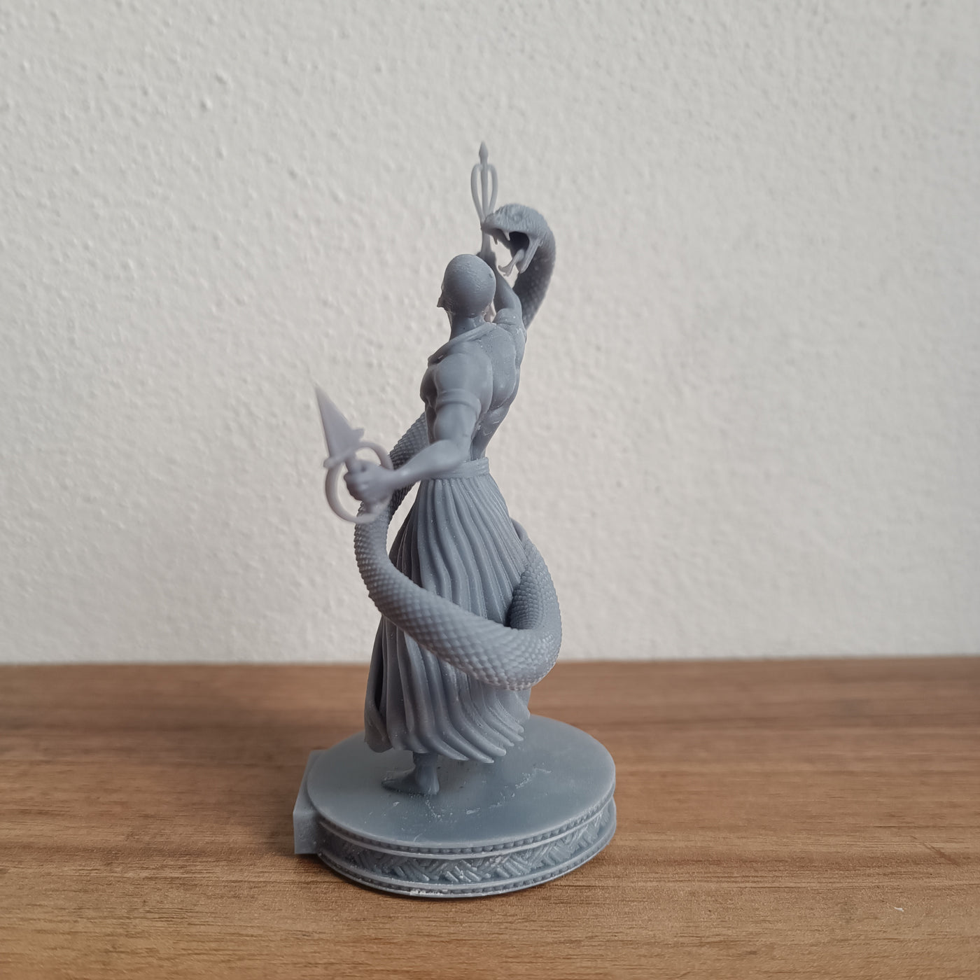 Oxumaré em miniatura impresso em 3D