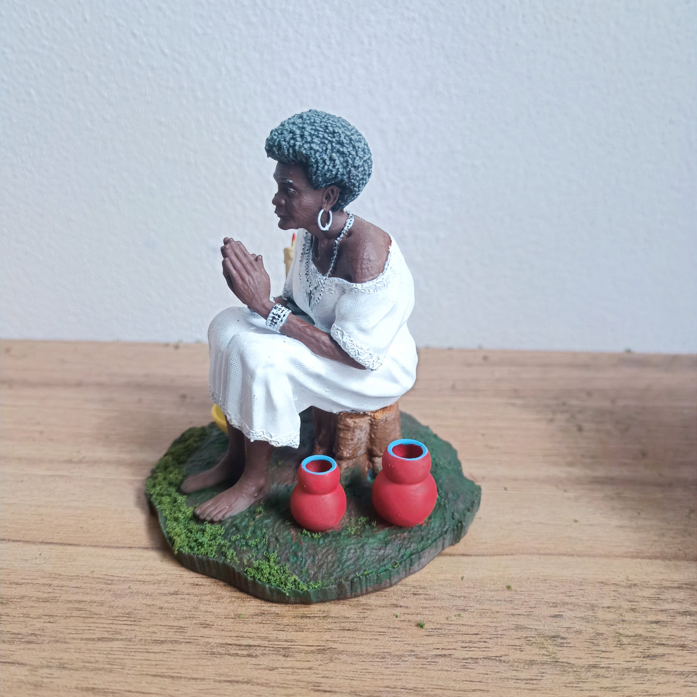Preta Velha em miniatura impressa em 3D
