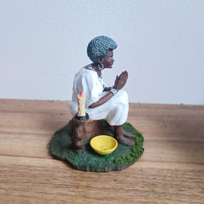 Preta Velha em miniatura impressa em 3D