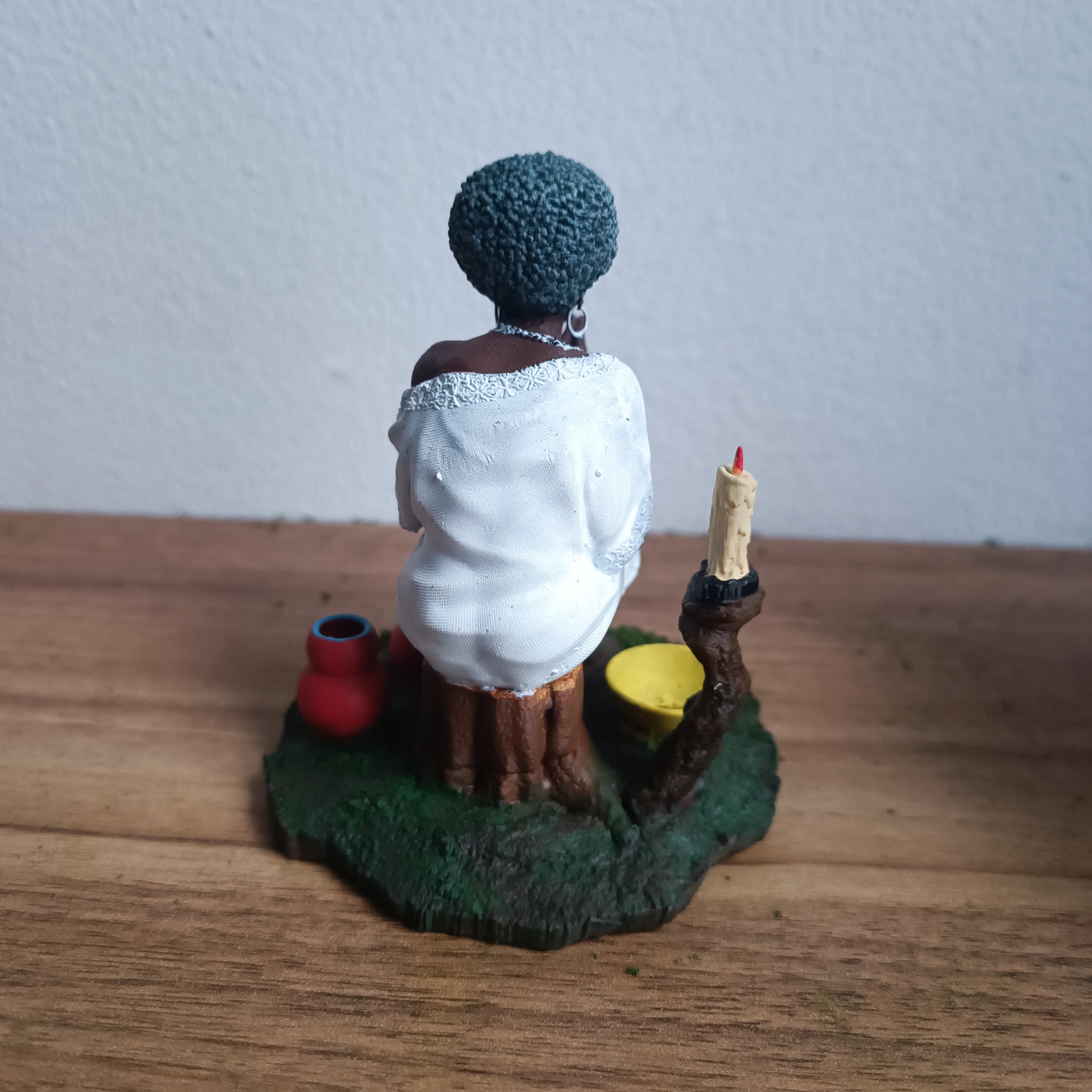 Preta Velha em miniatura impressa em 3D