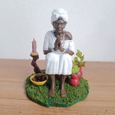 Preta Velha em miniatura impressa em 3D