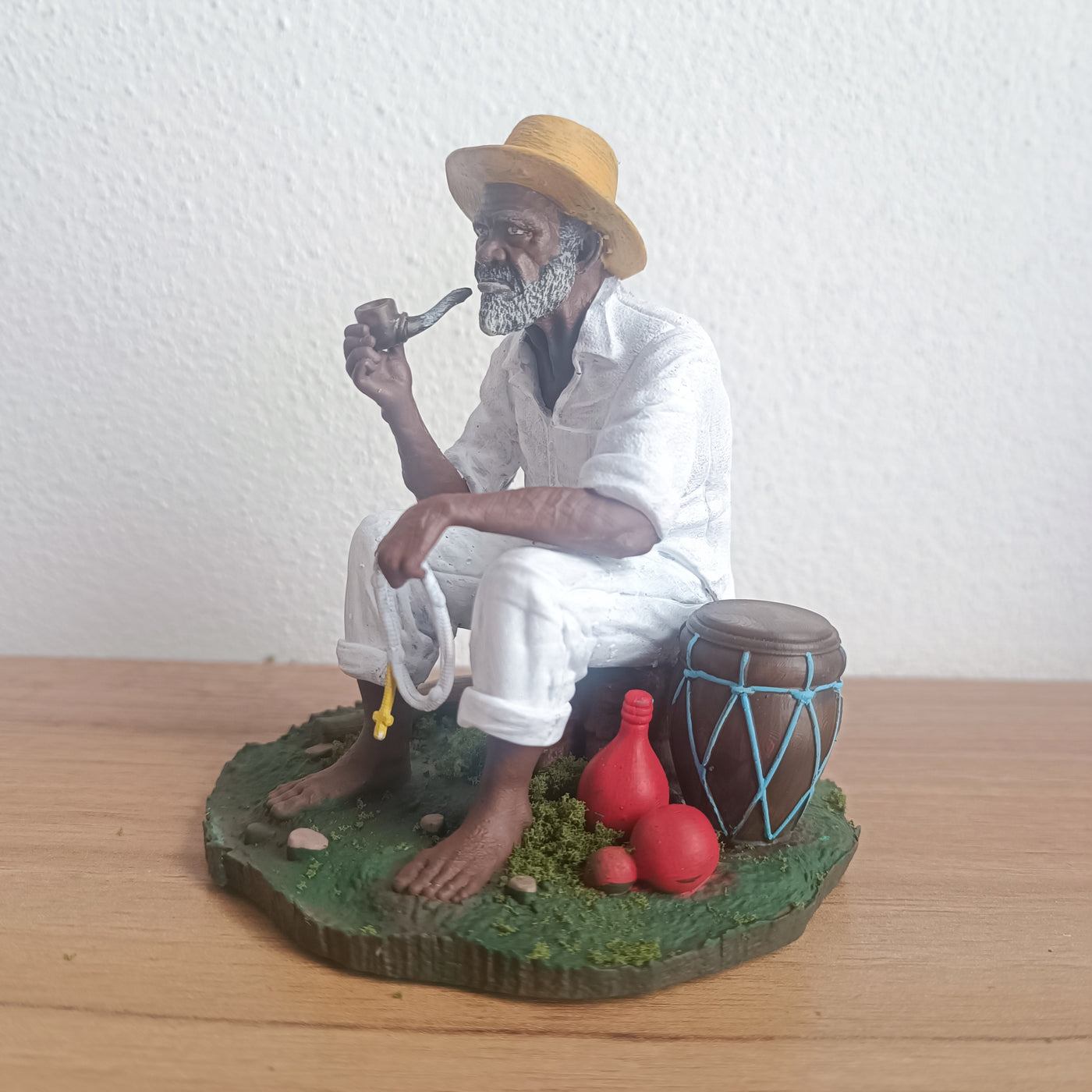Preto Velho em miniatura impresso em 3D