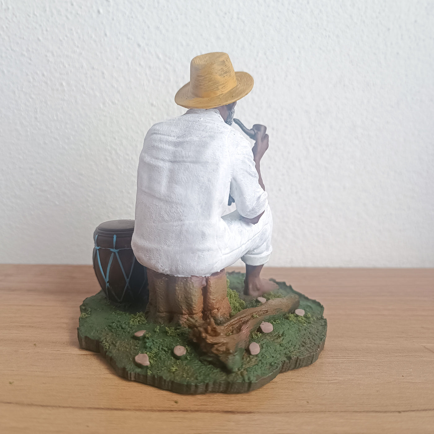 Preto Velho em miniatura impresso em 3D