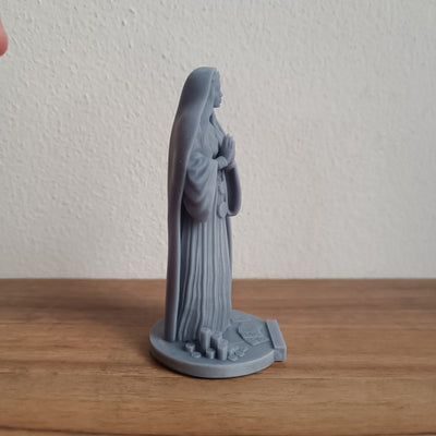 Santa Sara em miniatura impressa em 3D