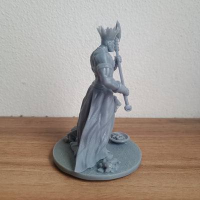 Xangô em miniatura impresso em 3D