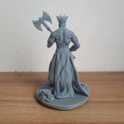 Xangô em miniatura impresso em 3D