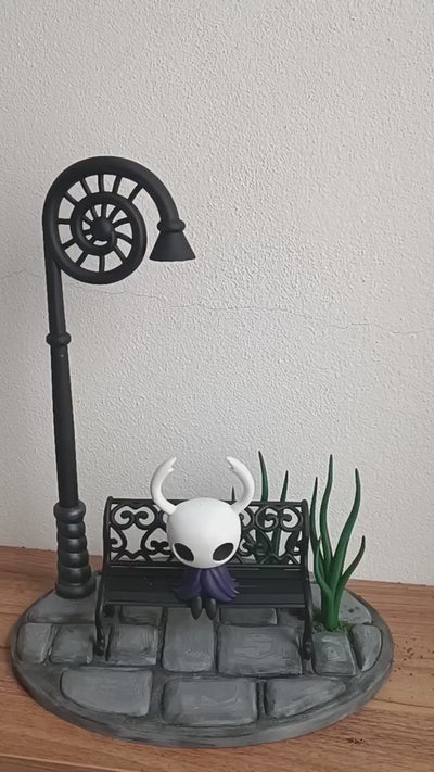 Diorama Hollow Knight em miniatura impresso em 3D