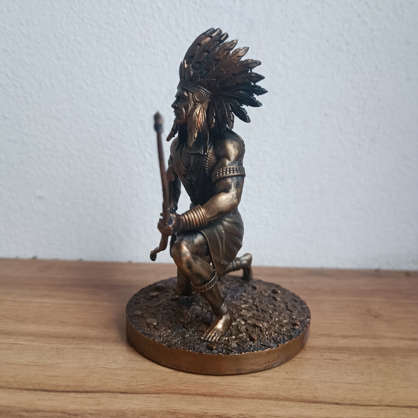 Pena Branca em miniatura impresso em 3D