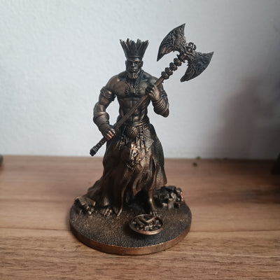 Xangô em miniatura impresso em 3D