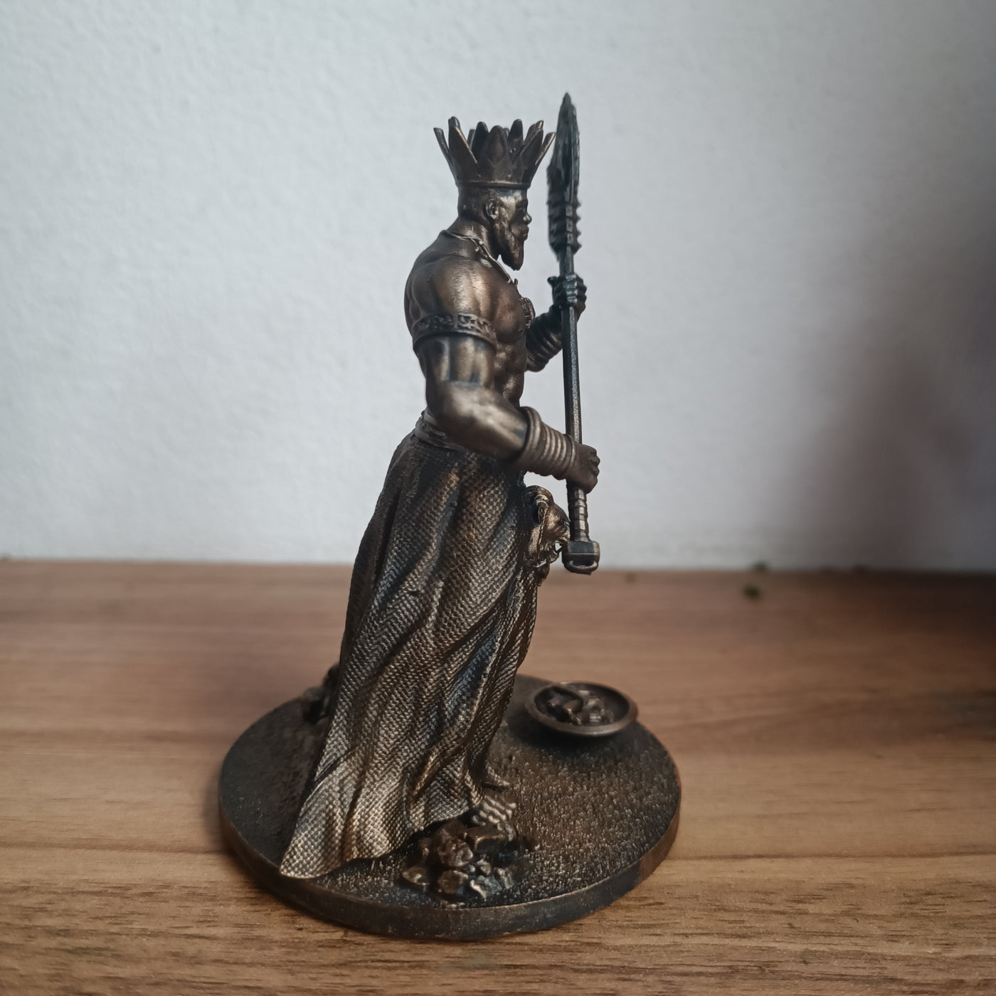 Xangô em miniatura impresso em 3D