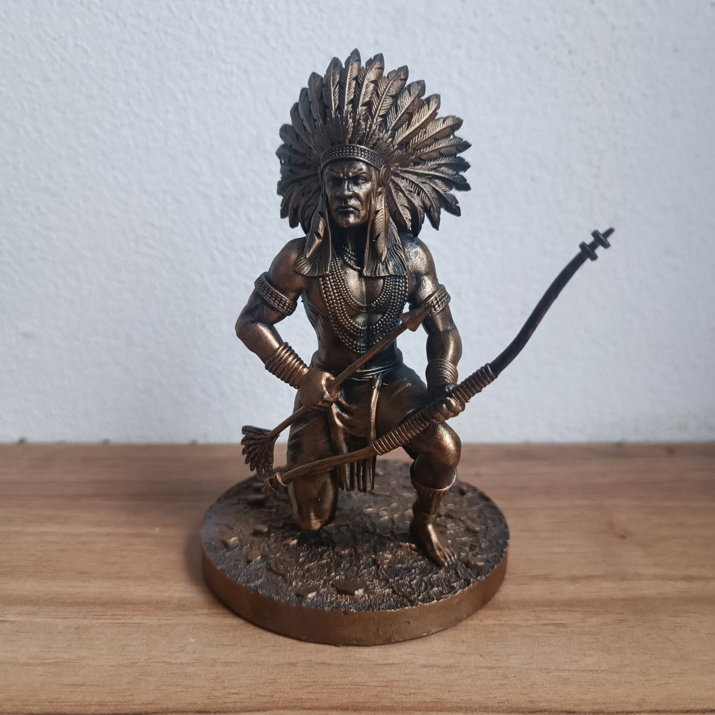 Pena Branca em miniatura impresso em 3D
